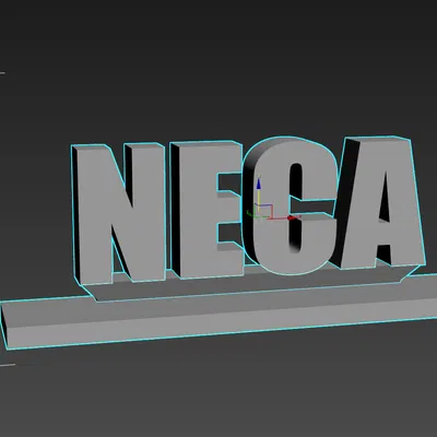 Thẻ Tên Trưng Bày - NECA – Modular Collectible System – #SAVFX