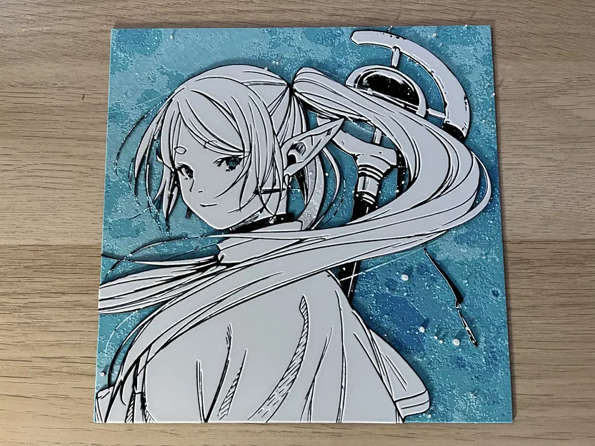 Frieren (HueForge) - 200x200/150x150 - Image 1