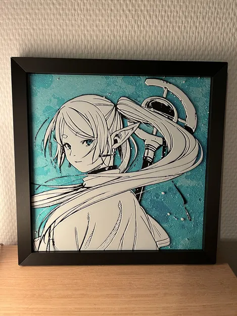 Frieren (HueForge) - 200x200/150x150 - Image 3