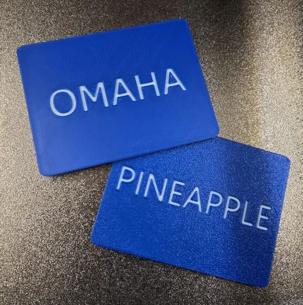 Plaque mixed game Poker (in 2 mặt) để theo dõi biến thể bài - Image 1