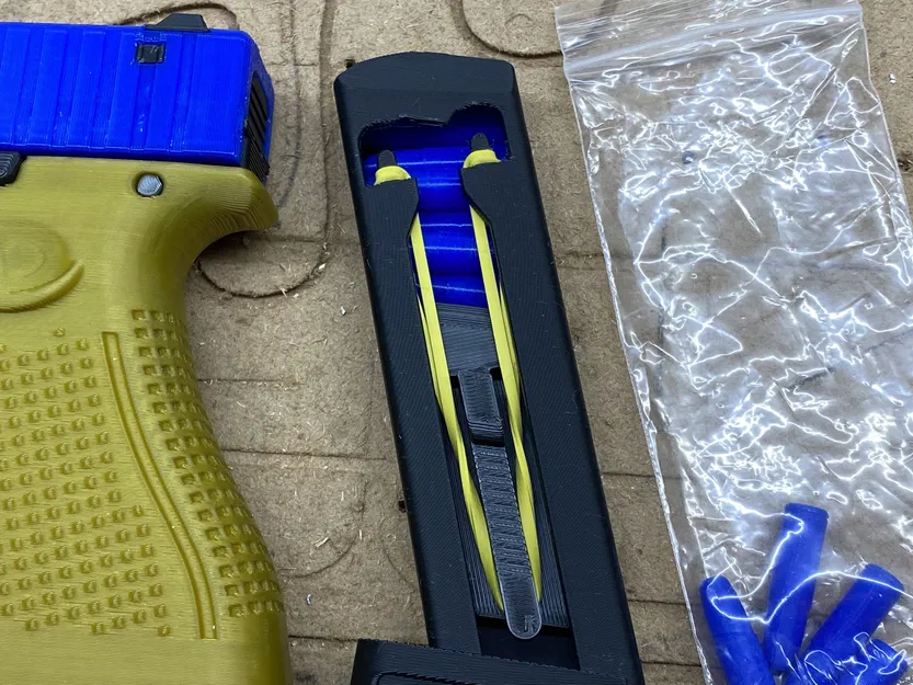 Magazine clip cải tiến dùng dây thun cho Flick 19X With MODS! (open-source CAD) - Image 3