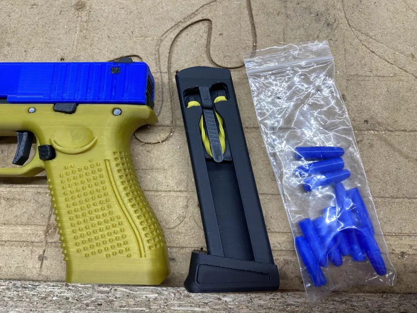 Magazine clip cải tiến dùng dây thun cho Flick 19X With MODS! (open-source CAD) - Image 5