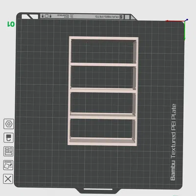 Kệ lưu trữ Raspberry Pi 5 cho Pimoroni NVMe Base Case của Pyrho