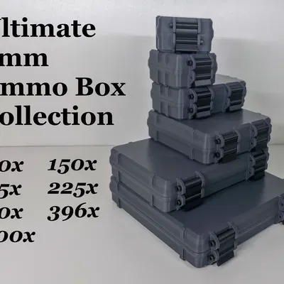 Bộ sưu tập Hộp đạn 9mm Rugged (50x, 100x, 150x, 225x, 396x)