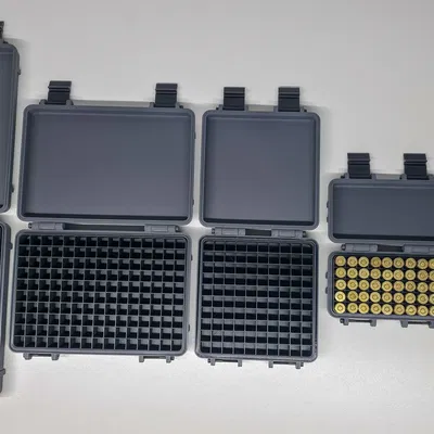 Bộ sưu tập Hộp đạn 9mm Rugged (50x, 100x, 150x, 225x, 396x)
