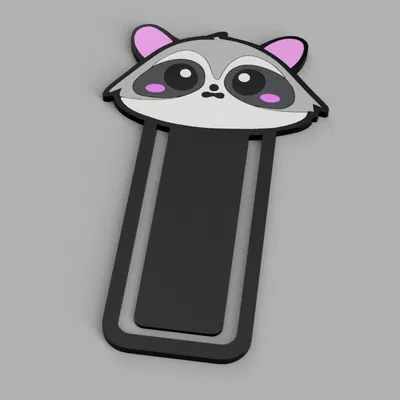 Bookmark Chibi Racoon
