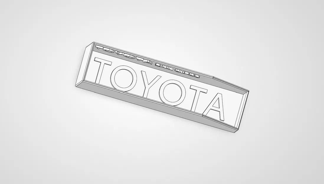 Insert hộc console cần số Toyota Tacoma 4th gen Heritage TOYOTA - Image 3