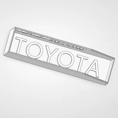 Insert hộc console cần số Toyota Tacoma 4th gen Heritage TOYOTA