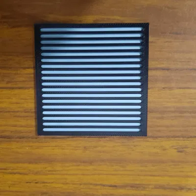 Stencil cỡ Sticky Note (~76mm) – Khe chữ “T” & Đường thẳng