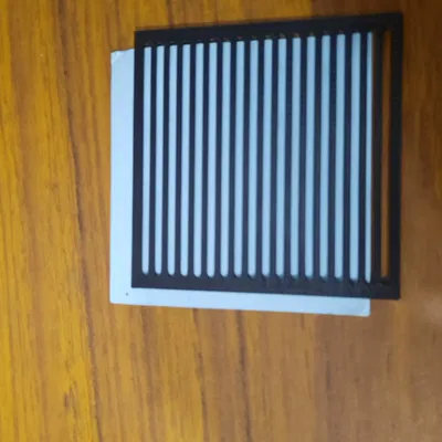 Stencil cỡ Sticky Note (~76mm) – Khe chữ “T” & Đường thẳng