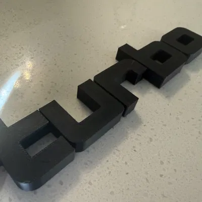 Logo Toyota Tacoma 2.4Lturbo Font Nguyên Bản