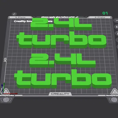 Logo Toyota Tacoma 2.4Lturbo Font Nguyên Bản