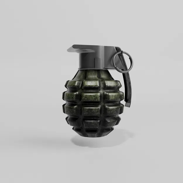Granada (lựu đạn cầm tay) – Model 3D realist - Image 1