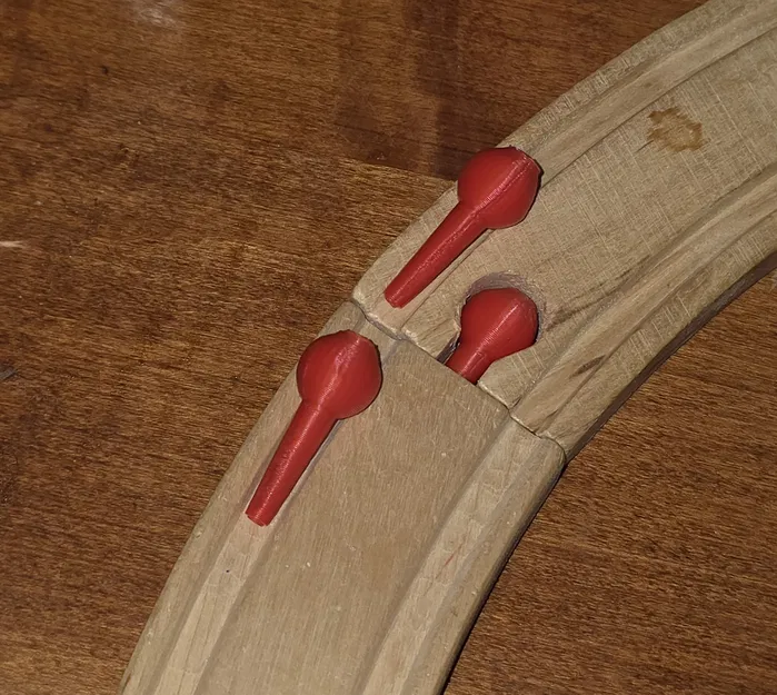 Đầu nối đường ray gỗ (Wooden Track Connection) - Image 1
