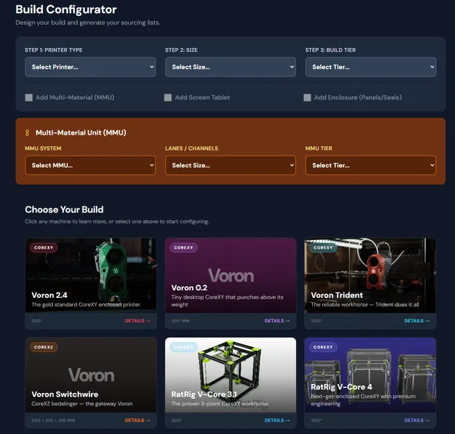 3D Printer Reference Configurator - Image 1