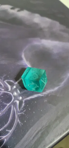 Khuôn Daggerheart Rhombic Dodecahedron D12 Mold - Image 7