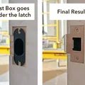 Hộp che bụi Door Latch Low Profile (Low Profile Door Latch Dust Box) - Thumbnail 2
