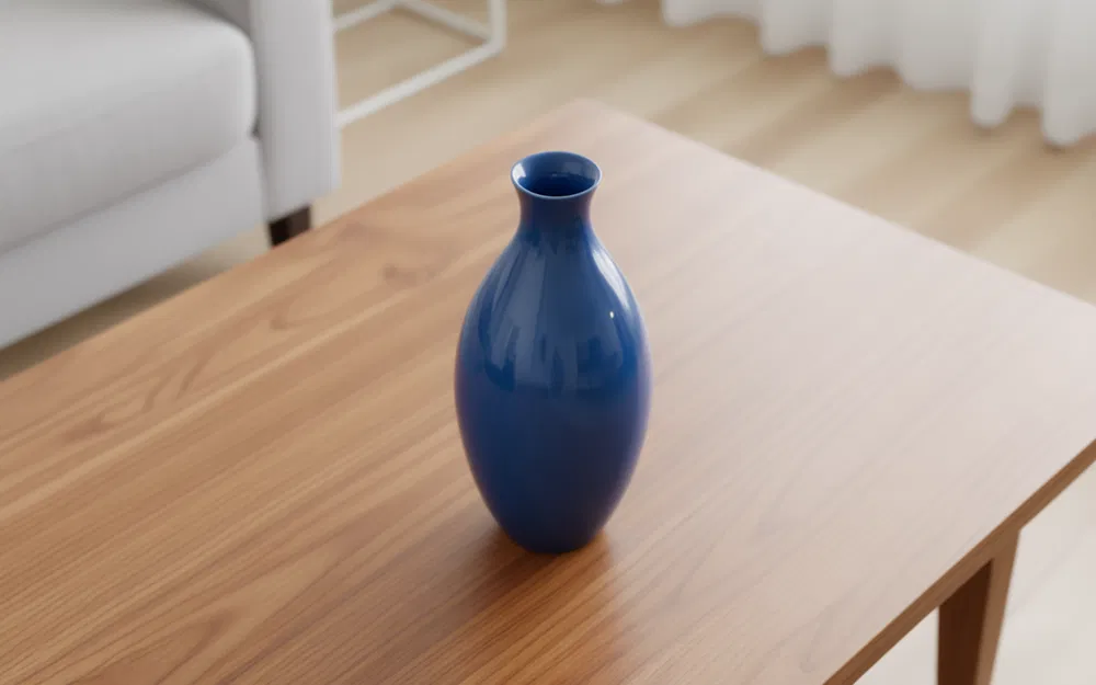 Bình Hoa Tròn Dài (Long Round Vase) - Image 2