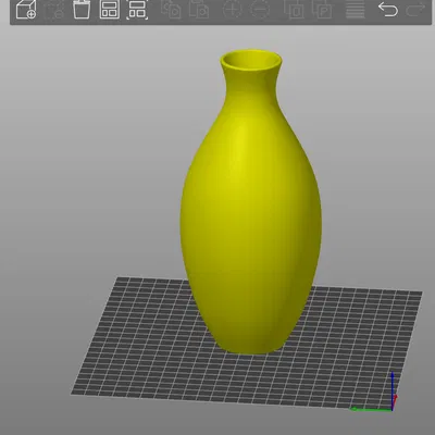 Bình Hoa Tròn Dài (Long Round Vase)