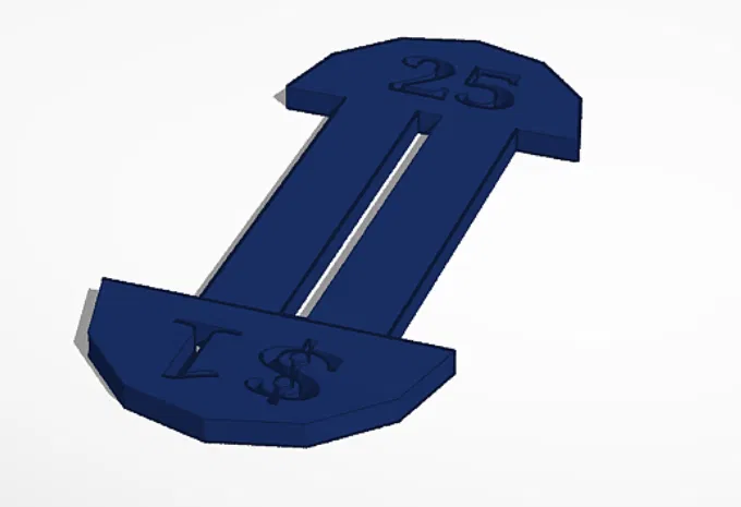 Khóa mở xe đẩy mua sắm Canada - gồm chuẩn xu ¢25 và $1 - Image 1