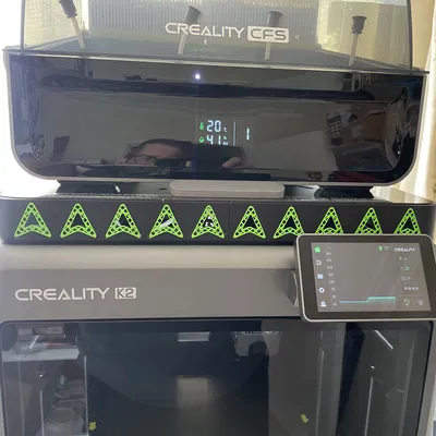 Riser Creality K2 (KHÔNG dùng cho PLUS/PRO) Vented/Solid - In không cần Support