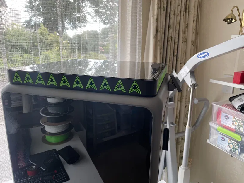 Riser Creality K2 (KHÔNG dùng cho PLUS/PRO) Vented/Solid - In không cần Support - Image 2