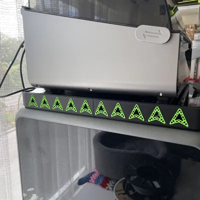 Riser Creality K2 (KHÔNG dùng cho PLUS/PRO) Vented/Solid - In không cần Support