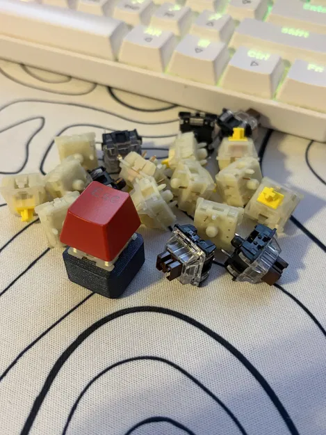 Fidget Clicker – Đồ chơi bấm click 3D print - Image 4