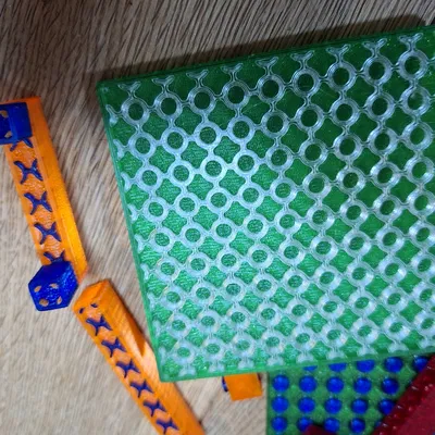 Gạch lắp ghép tương thích: tối ưu độ khớp 2 tham số (stud/antistud)