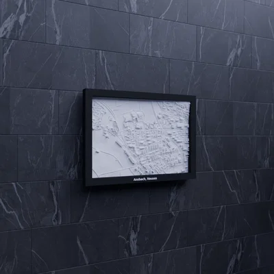 Ansbach, Neuses, Đức - Mô hình 3D Miniature