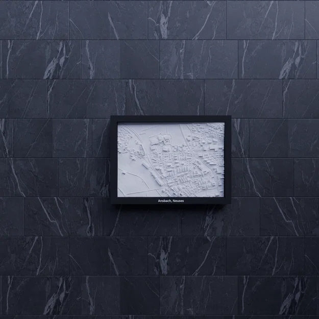 Ansbach, Neuses, Đức - Mô hình 3D Miniature - Image 7