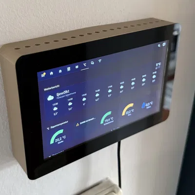 Ngàm treo tường cho Raspberry Pi 5 Touch Display 2 (màn hình 7-inch)