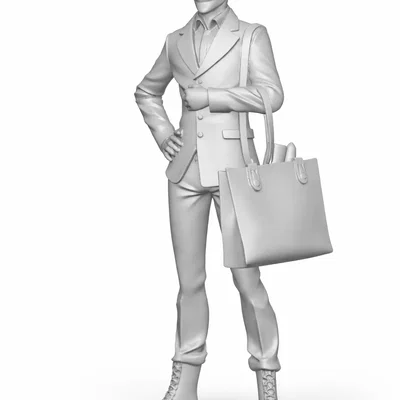 Gentleman – Mẫu người phong cách casual để in 3D