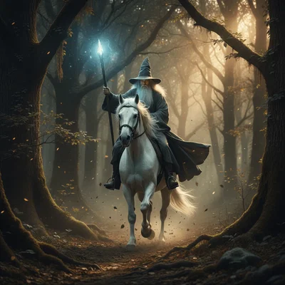 Gandalfa na koni (Gandalf cưỡi ngựa)