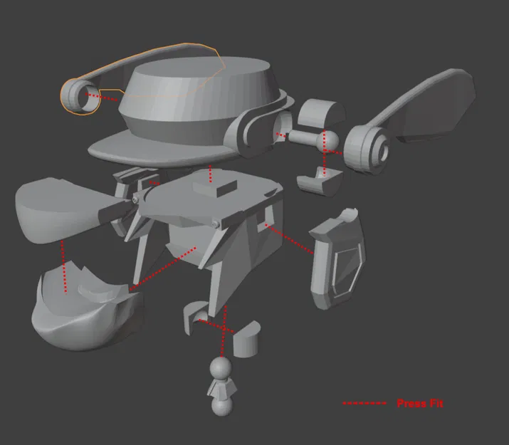 Harabit – Mô hình articulated in 3D - Image 7