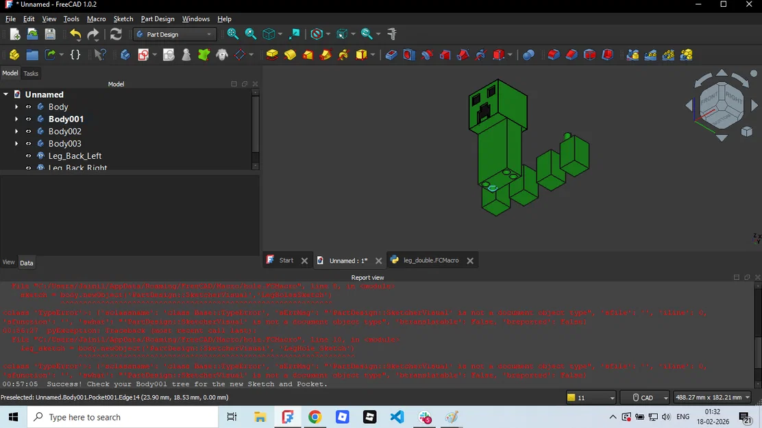Mô hình Creeper Minecraft để bàn - Image 1