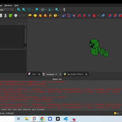 Mô hình Creeper Minecraft để bàn