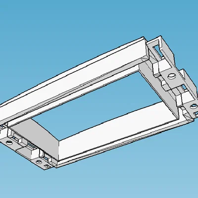 Bộ ốp mặt dưỡng Double Din taplo Silverado/Sierra 2007-2013 (không phải tôi làm)