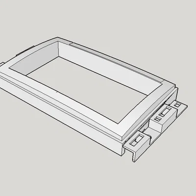 Bộ ốp mặt dưỡng Double Din taplo Silverado/Sierra 2007-2013 (không phải tôi làm)