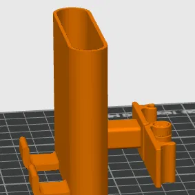 Ốp pin dự phòng 5000mAh kiêm giá đỡ điện thoại & quản lý cáp