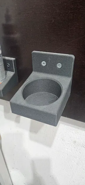 Hộp đựng mỡ + giá treo tường (Grease container + wall mount) - Image 2