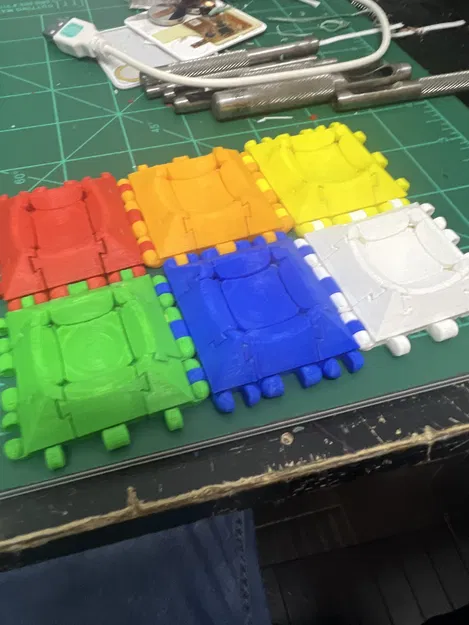 Khối Rubik 3x3 gấp gọn (Folding 3x3 Rubik’s cube) - Image 4