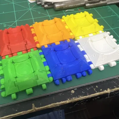 Khối Rubik 3x3 gấp gọn (Folding 3x3 Rubik’s cube)