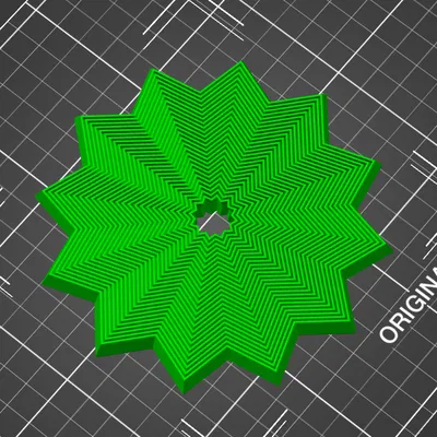 Ngôi Sao Fidget 12 Cánh (12 Point Fidget Star)