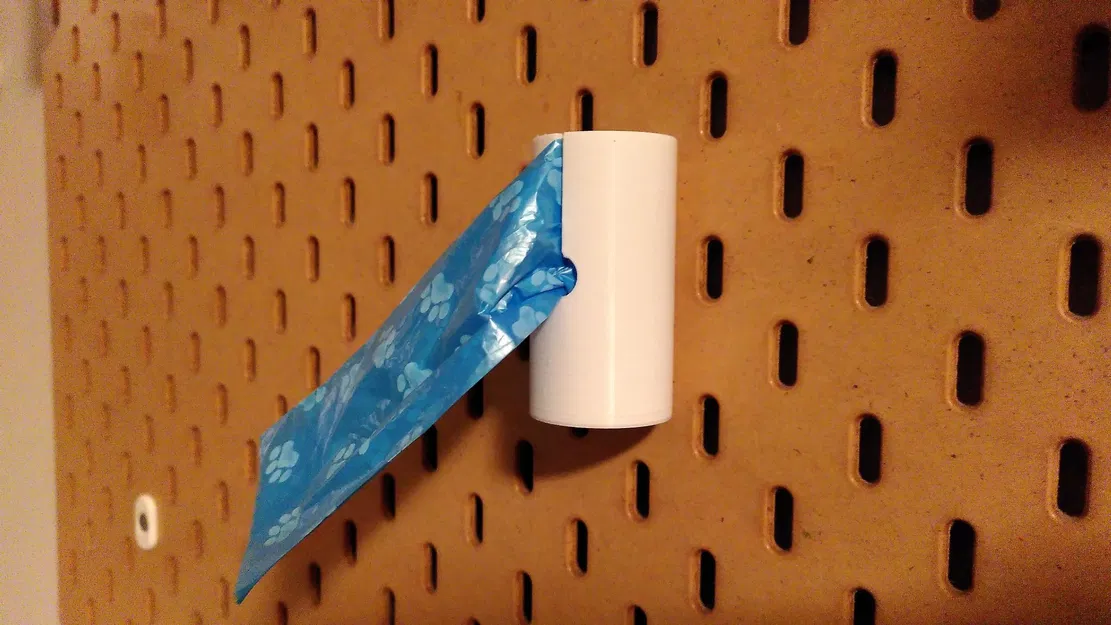 Hộp nhả túi phân chó Skadis (Ikea Skadis dog poo bag dispenser) - Image 1