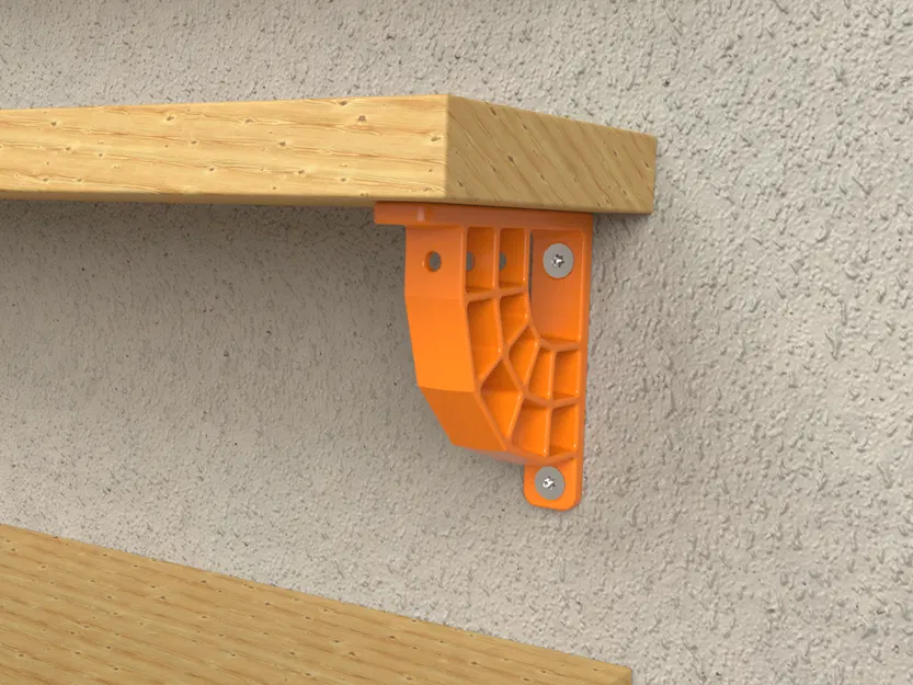 Kệ Đỡ Kệ Đơn Giản – In Không Cần Support, Dễ Lắp, 4 Kích Thước - Image 3