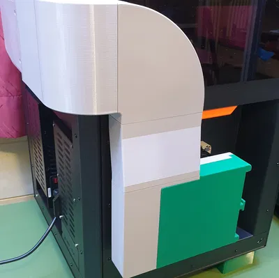 Lọc nâng cao: Prusa CORE One/+ – Vị trí lắp thay thế (Alternative Position)