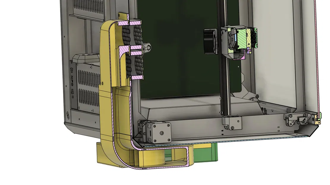 Lọc nâng cao: Prusa CORE One/+ – Vị trí lắp thay thế (Alternative Position) - Image 7