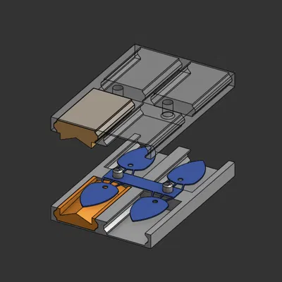 Jig tạo hình Scale Mail PLA (Scale Mail PLA Forming Jig)