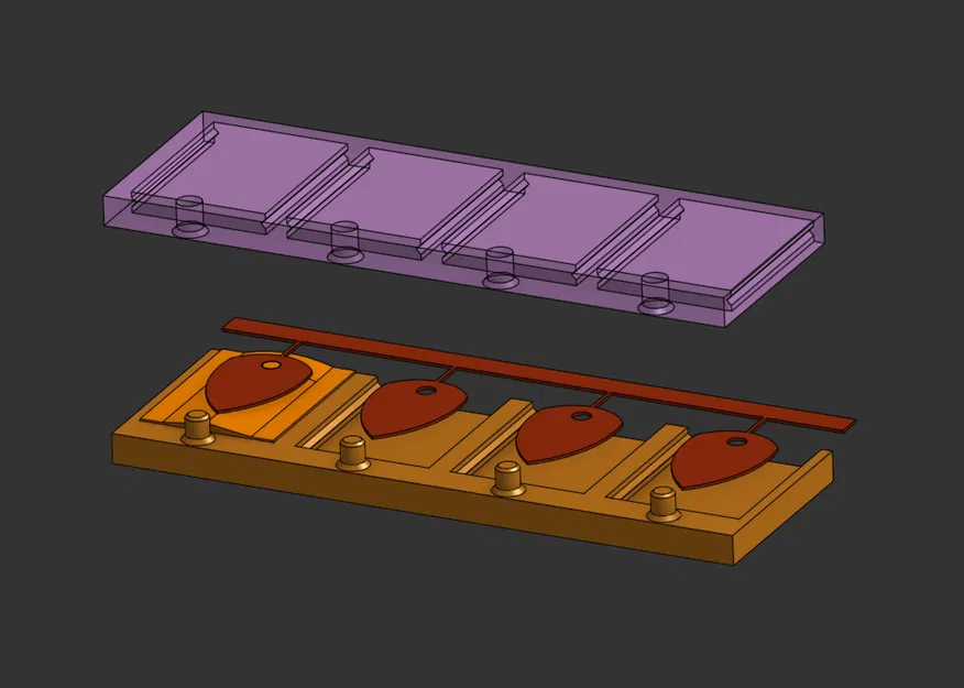 Jig tạo hình Scale Mail PLA (Scale Mail PLA Forming Jig) - Image 2